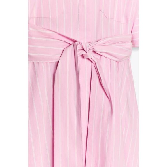 ZARA ZW COLLECTION POPLIN SHIRT DRESS - Picture 8 of 8